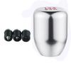 Abfer 5 Speed Shift Knob Aluminum Alloy Car Gear Shift Knob Metal Stick Shifter