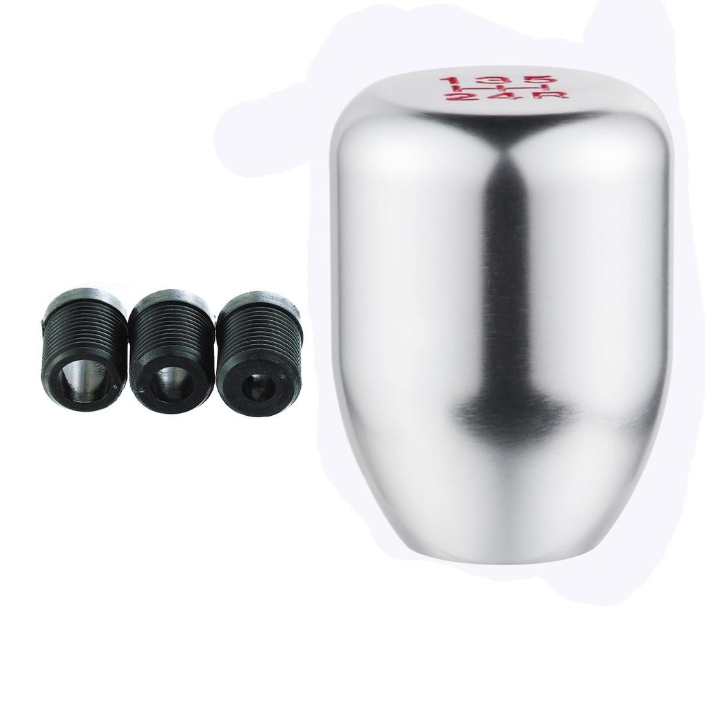 Abfer 5 Speed Shift Knob Aluminum Alloy Car Gear Shift Knob Metal Stick Shifter