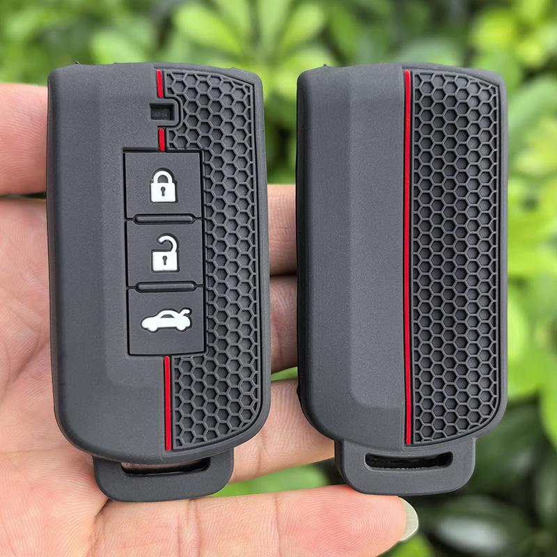 Car Silicone Key Case Bag Key Shell For Mitsubishi Outlander Pajero Lancer EX Evolution X Ralliart Asx L200 Triton Colt