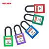 Padlock Manufacturing Safety Lockout  Nylon PA 38mm 76mm Shackle Insulation Safety Padlocks Security Padlock Tagout LOTO