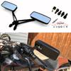 Универсальные боковые зеркала заднего вида для мотоцикла 8 мм 10 мм для Harley Honda Yamaha Kawasaki Street Sports Bike Chopper