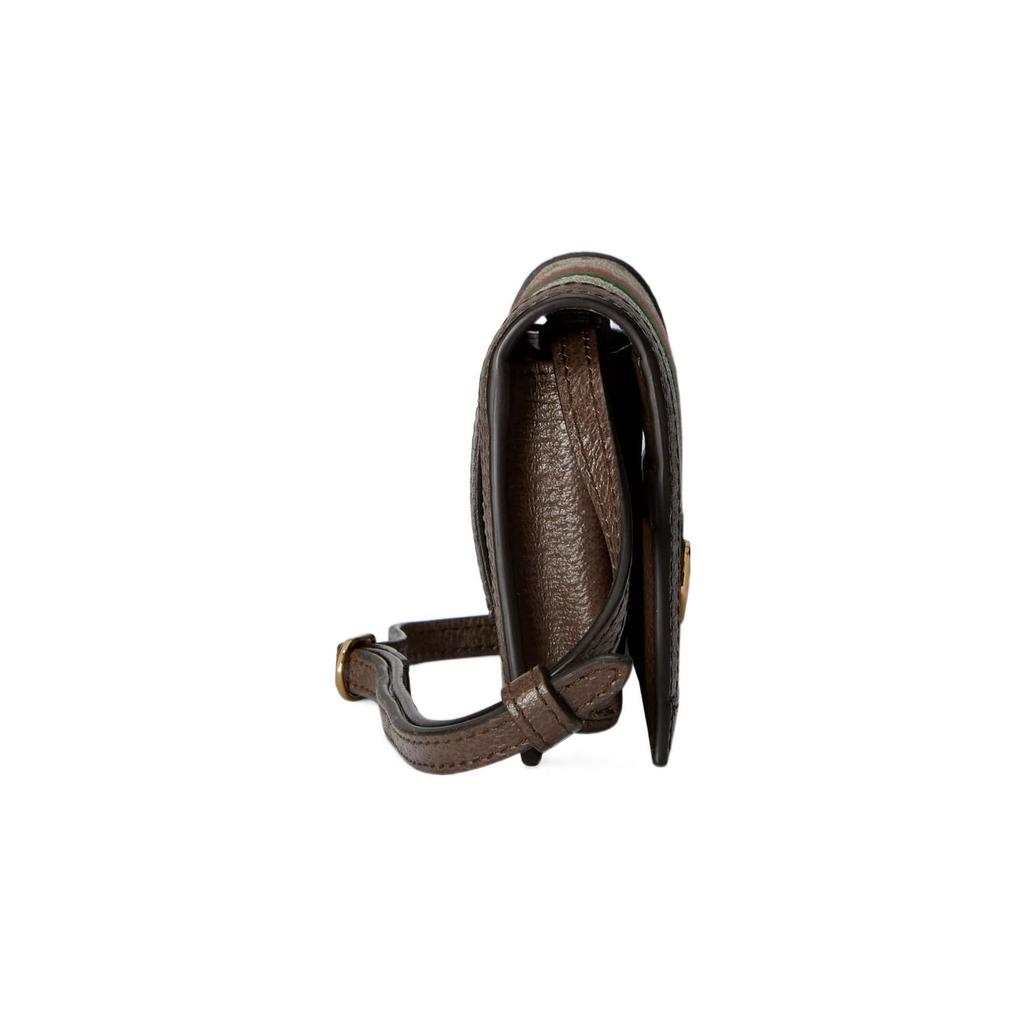 Gucci Ophidia GG Supreme Chain Wallet Brown Leather 723619-96IWG-8745