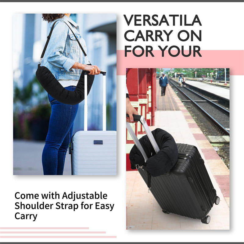 Дорожная подушка для шеи с наполнителем из одежды U-образная наволочка Дополнительная сумка для хранения Бархатный чехол для подушки для шеи для путешествий на самолете Вздремнуть