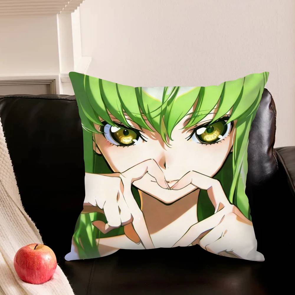 Чехол для подушки квадратный Code Geass Аниме Разные размеры Для автомобиля Дома Спальни Декор