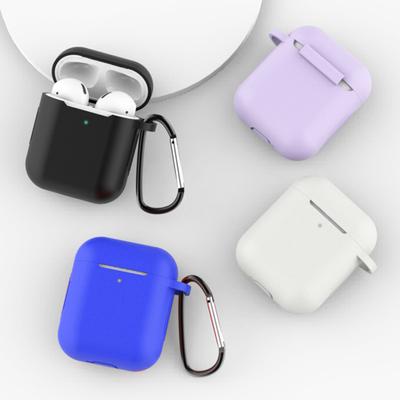 Силиконовый защитный чехол для мини-наушников с ремешком для Air-Pods 1 2