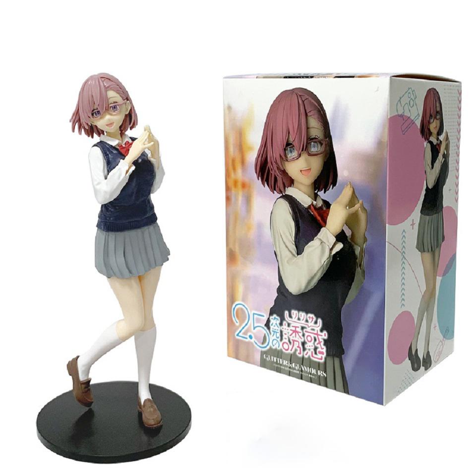 Аниме 2.5-мерное искушение Школьная форма Лилиша Оранжевая Красавица Лили Персонаж Форма Издание Милая Девушка ПВХ Модель Подарок