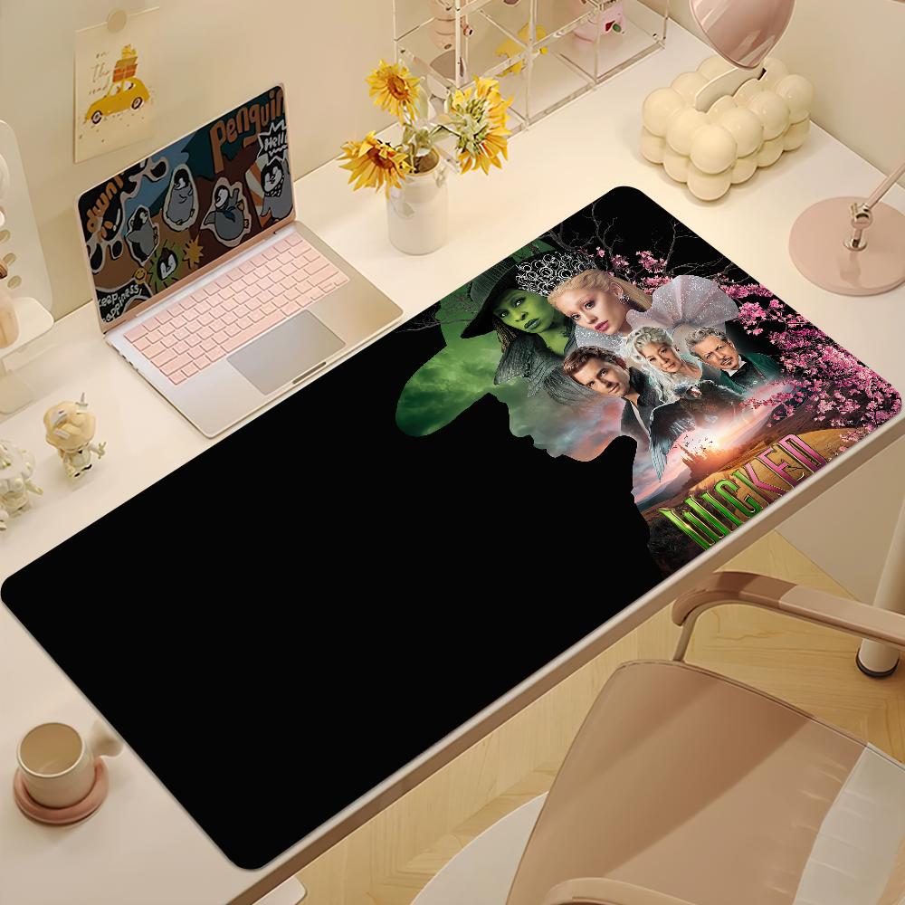 Movie WWicked For Good Mouse Pad Desk Mat Large Nonslip Antifray Keyboard Ergonomic Office Rubber PC Home Custom
