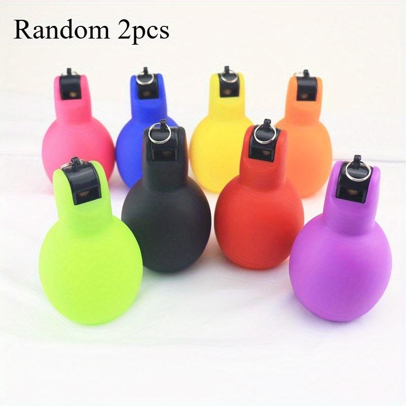 2pcs Loud Multipurpose Hand Squeeze Whistle - Ideal for Coaches, Teachers, Referees, and Survival Situations - Clear Sound