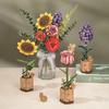 ROBOTIME Rowood DIY Wooden Flower Bouquet 3D Wooden Puzzle TW01H