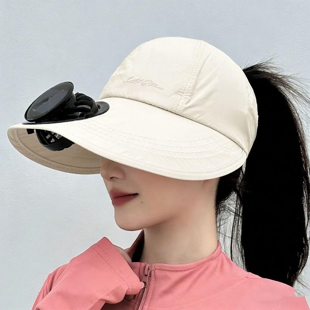 Breathable Rechargeable Cooling Baseball Cap Rechargeable Sunshade Hat for 3.7V600mAh Sport