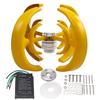 Wind Turbine Lantern Type Vertical Axes 4 Blade Electricity Producer Equipment Parts 1200W48V