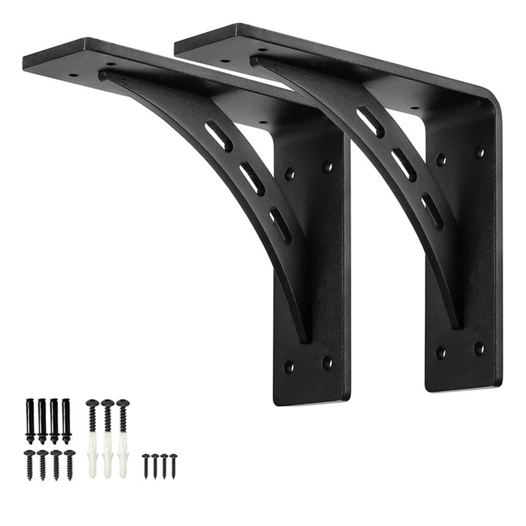 Heavy Duty Shelf Bracket Wall Mount Triangle Bracket Furniture Support Metal Bench Table Countertop Support Rack Hardware