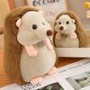 Standing Posture Simulation Little Hedgehog Doll Cute Animal Healing Doll Plush Toy Doll Ornament