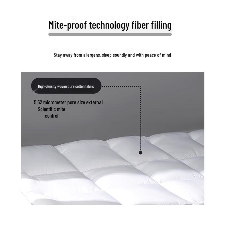 Yier Ya 5cm Thick Anti-Mite Soft Mattress Topper