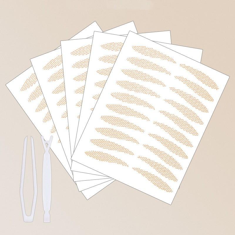 10 листов, новая бесследная лента для двойного века, невидимые наклейки для двойного века, прозрачная лента для глаз, женские инструменты для макияжа глаз