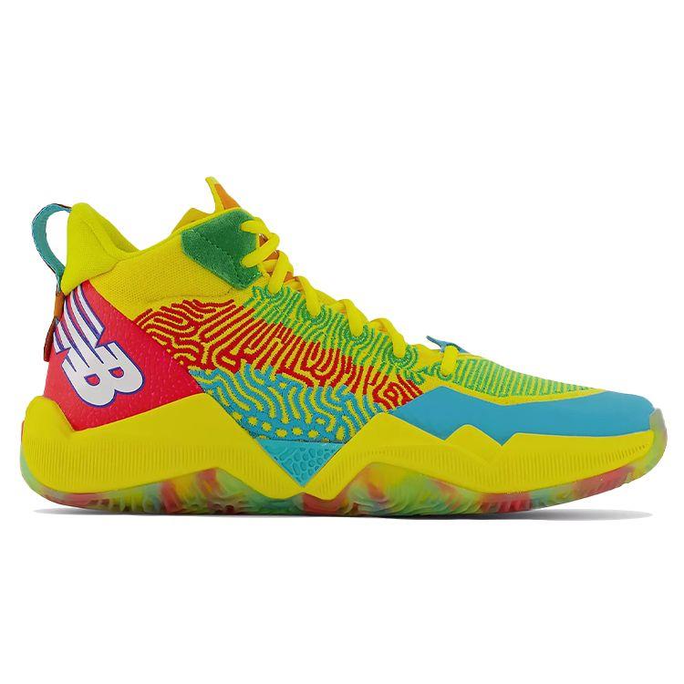 New Balance Мужские баскетбольные кроссовки TWO WXY Желто-бирюзовые BB2WXYCB