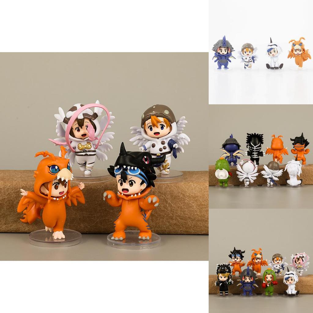 Изысканные ПВХ Аниме Фигурки Digimon Taichi Yamato Sora Koushiro Mimi Коллекционный Набор