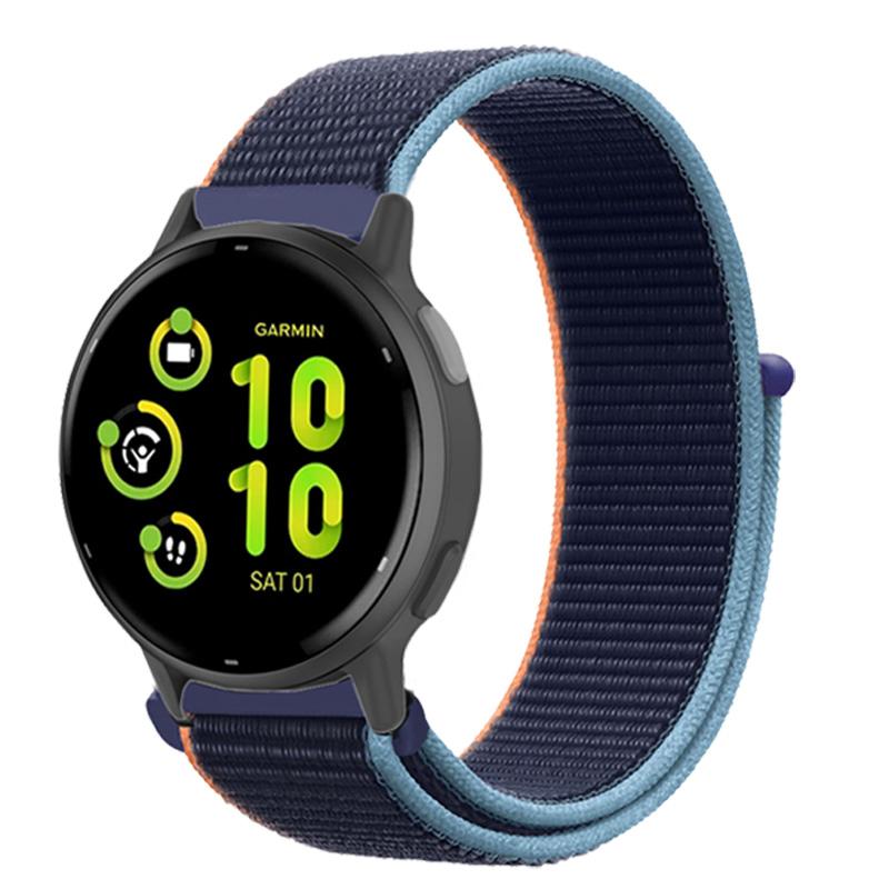Нейлоновый ремешок 20 мм 22 мм для Garmin Forerunner 55 165 265 255 Сменный ремешок для Gramin Active 5/Vivomove Trend/Vivoactive 5