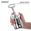 Kitchen Tools Beer Bottle Opener Gadget Wine Accessories Metal Wine Corkscrew Stainless Steel Waiter Bottle Beer Cap Opener