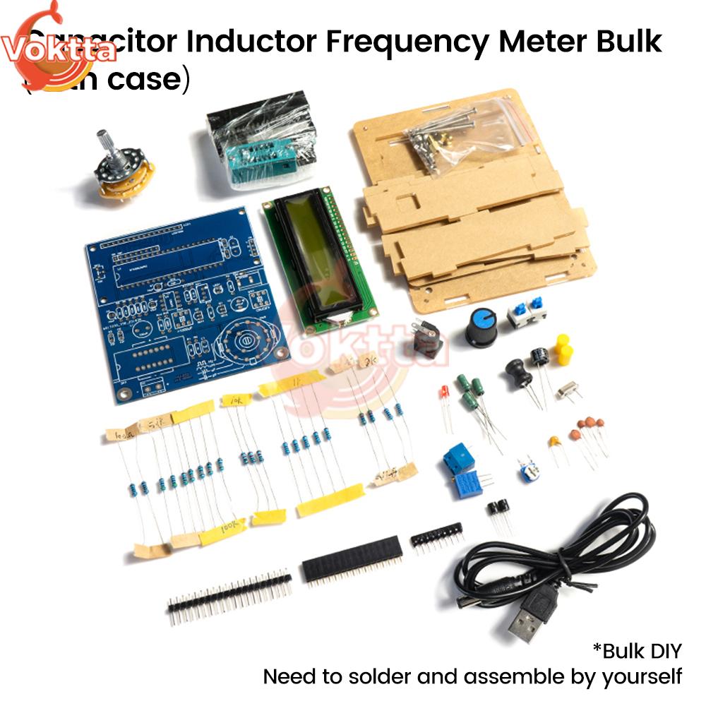 DC5V LCD Frequency Meter USB Transistor Tester DIY Kits High Precision Digital Inductance and Capacitance Measuring Instrument