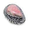 Rhodochrosite Gemstone 925 Sterling Silver Jewelry Ring Size 8