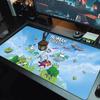 human fall flat Mouse Pad Large Gaming Table Cushion Non-slip Laptop Tablet Big Mousepad XXL Mat Mini PC Playmat With Lock edge_xia