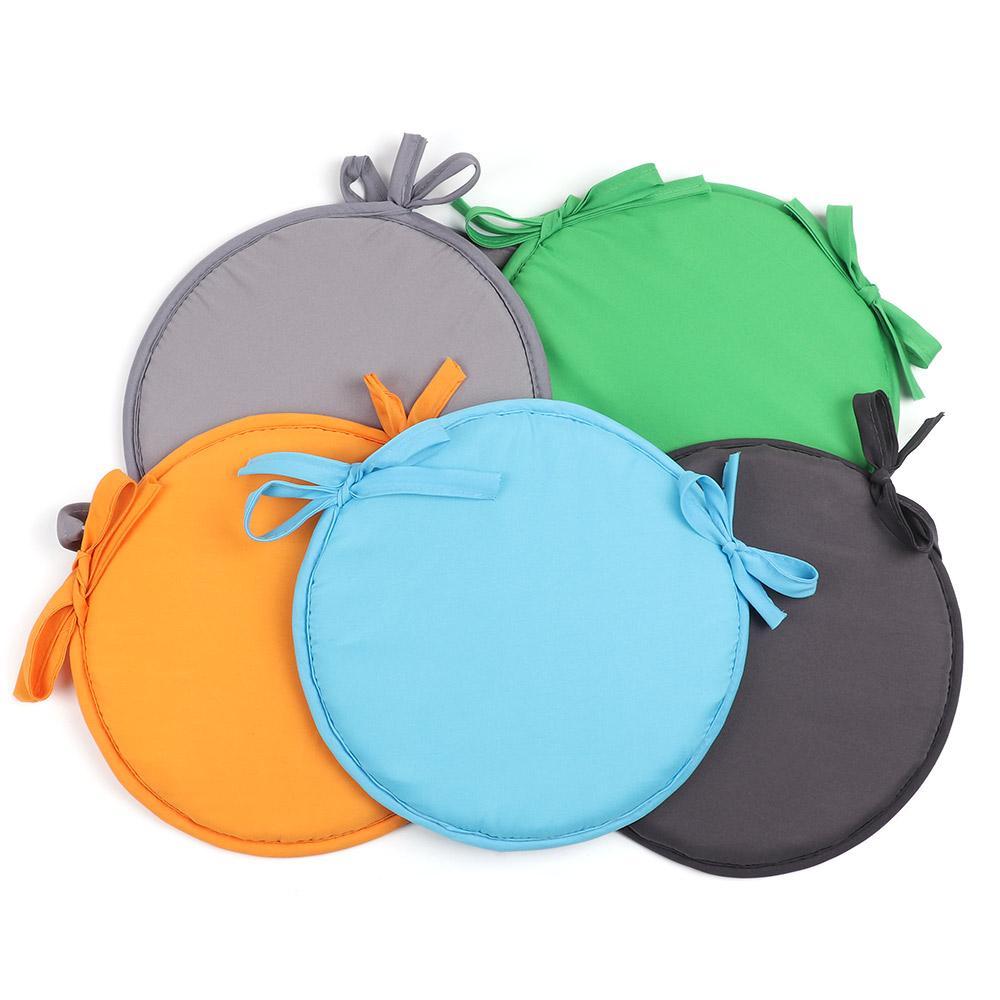 Outdoor Removable Round Kitchen Office Dining Chair Pads Sofa Car Seat Cushion