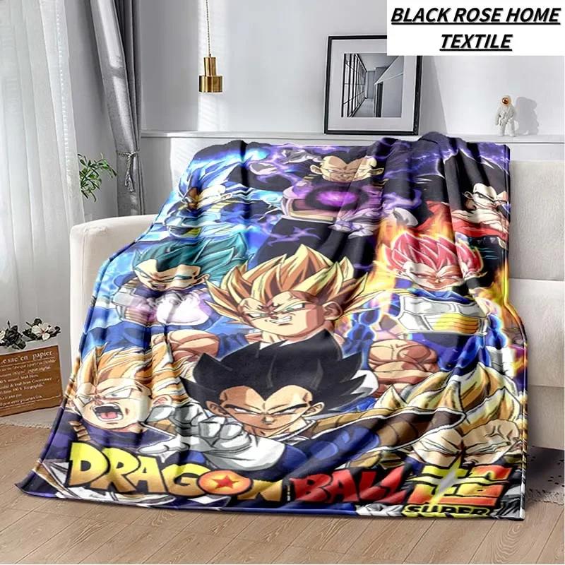Fashion Art Print Comics D-Dragons B-Balls Blanket Bedroom Sofa Bed Sheet Outdoor Car Travel Hotel Portable Plush Cover Blanket