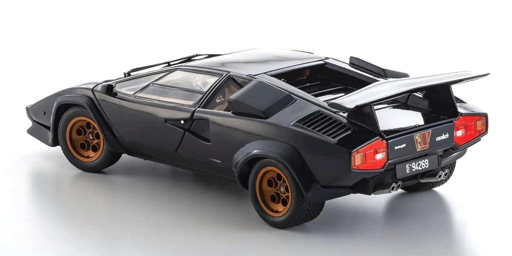 Kyosyo Original Lamborghini Countach Walter Wolf темно-синий готовый продукт 1/18