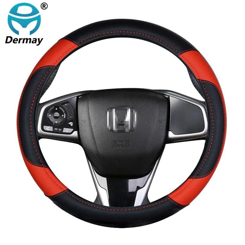 Для Honda Civic 10-го поколения (ФК/ФК) 2016 2017 2018 2022 Автомобильный чехол на руль из искусственной кожи Автоаксессуары