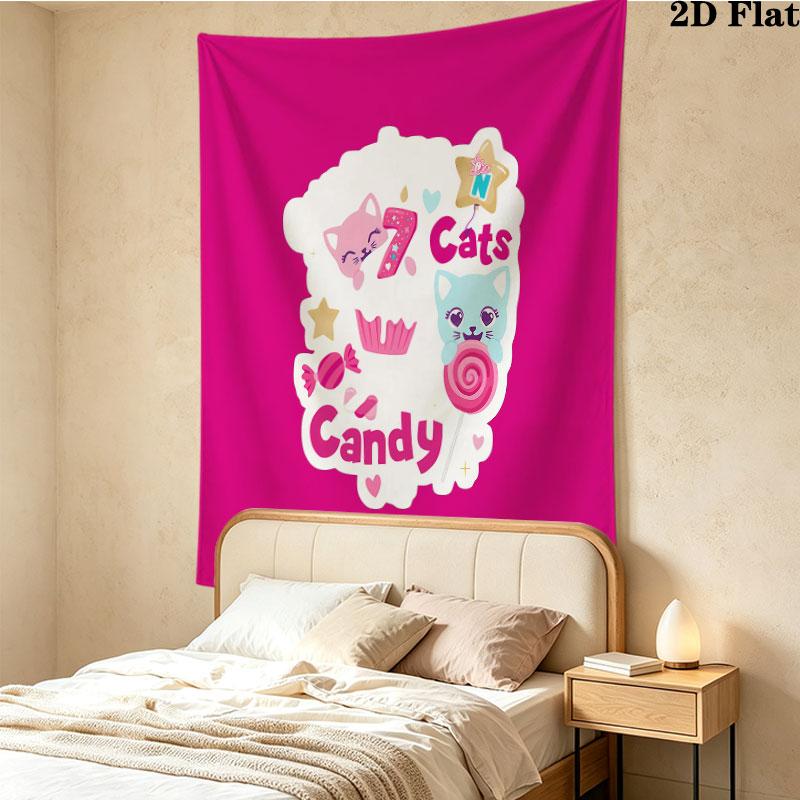 Like Nastya Wall Tapestry Aesthetic Wall Hanging Printed Fabric Blanket Decorative Tapestries For Bedroom Living Room Home Decor