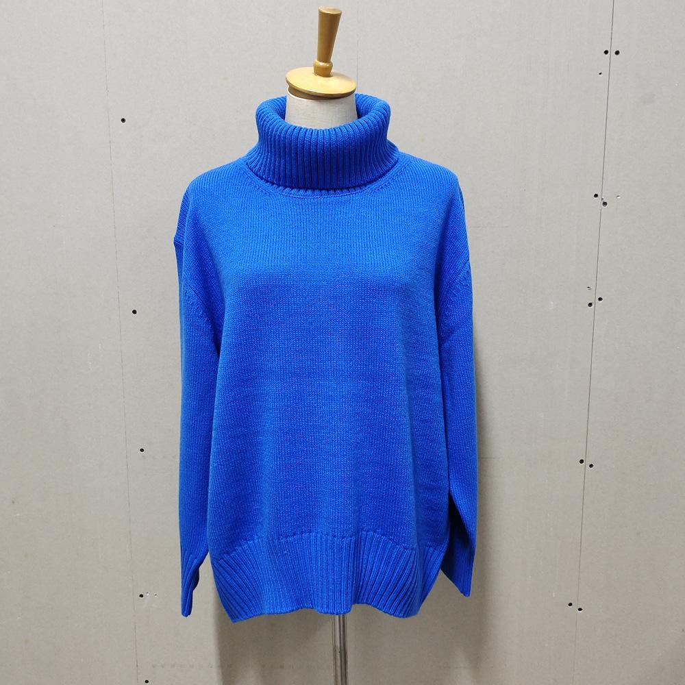 Women's Oversize Sweater Turtleneck Vintage Pullover Jumper Women Winter Thick Warm Knitted Sweater Soft for Women