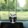 Panda Pendant Cute Toughness Cartoon Strong Resin Decorate Rearview Cute Panda Mirror Pendant