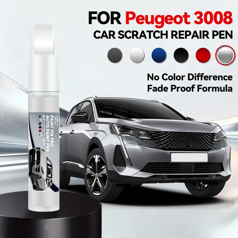 Для Peugeot 3008 2008-2025 T84 P84 Ремонтная ручка для краски Подкрашивание Удаление царапин DIY Автоаксессуары Черный Белый Красный Синий Серый