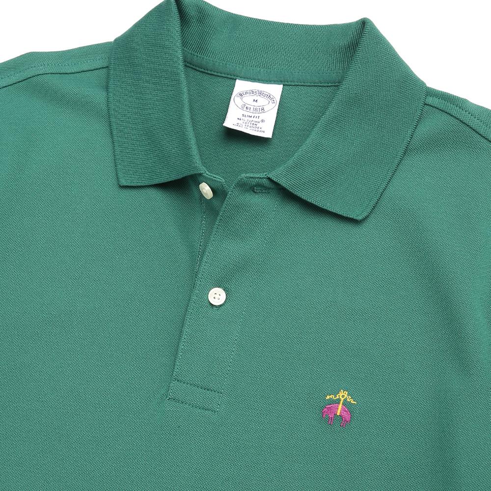 BROOKS BROTHERS Slim Fit Golden Fleece Polo Shirt (Green) (Bbntmm7717Iem)