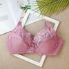 Женский ультратонкий бюстгальтер больших размеров на косточках, кружевные бюстгальтеры с пуш-апами, однотонные хлопковые бюстгальтеры без подкладки, размер 3/4, 85-100 E