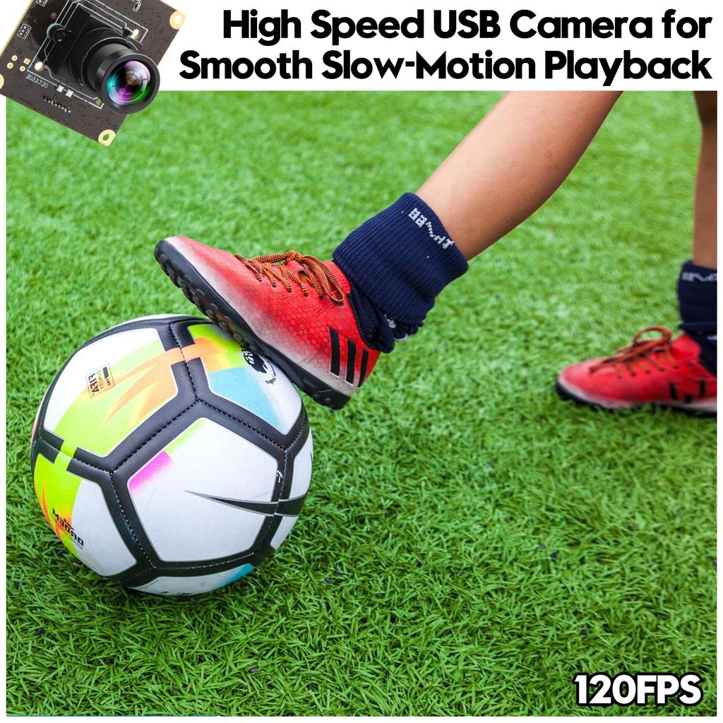 ELP 120FPS USB-камера 12MP 4K Камера для гольф-свинга с узким полем зрения 25 мм M12 для промышленного модуля Raspberry Mac OS, Высокоскоростной объектив, Компьютеры,