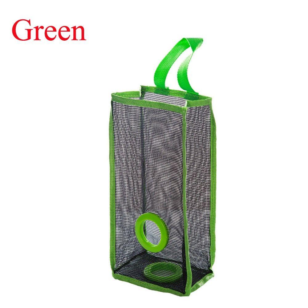 Домашний органайзер для мусора Переработка Практичный дышащий сетчатый подвесной держатель для мусора Хранение пластиковых мешков