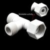1~9PCS 1/2'' Male Female Thread PVC Tee Joint Pipe Fittings Adapter Aquarium Fish Tank Garden Irrigation 3 Way T-type Connector