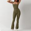 Women's Wide Leg Jumpsuit Women's Sleeveless Sexy Tight Casual Bodysuit Fitness Clothing