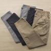 Versatile Solid Color Workwear Casual Pants Summer Loose Straight Leg Cropped Pants Men's Pants
