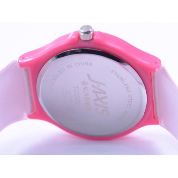 J-AXIS Women's TCG26-PI (Colorful Watch Sun Flame) Round Watch Pink Analog
