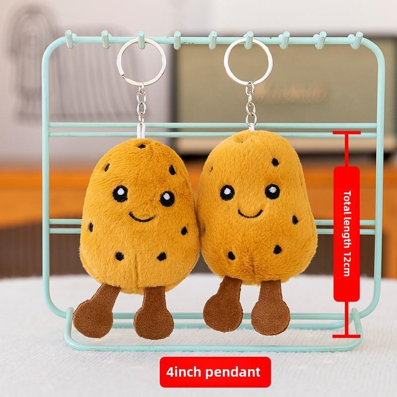 Еда Сэндвич Миниатюрная Плюшевая Кукла Брелок Мягкая Набивная Игрушка Для Детей Подвеска