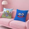 D-Dragon Quest Слайм Аниме Наволочка Противопылевая Наволочка Невидимая Молния Шелковистый Короткий Плюш Чехол на Подушку для Дивана