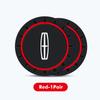 For Lincoln 2pcs Silicone Car Water Cup Holder Coaster Anti Slip Pad Mat Auto Accessories MKZ MKX Navigator Aviator Nautilus Q5