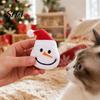 Игрушка для кошек жевательная, Рождественская игрушка с кошачьей мятой, Плюшевый Санта, Елка, Снеговик, Пингвин с натуральной кошачьей мятой, Рождественская пищалка для снятия скуки, Для котят, при прорезывании зубов, Жевание