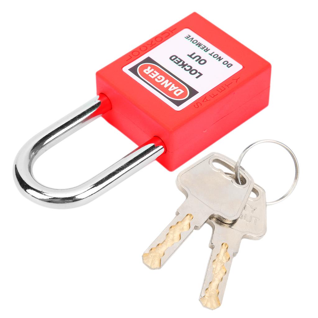 38 мм Блокировка Блокировка Изоляция Безопасность Инженерное дело LOTO Навесной замок для машиностроения Красный