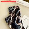 2DFlat Fluid Motion Swirls Abstract Design All inclusive film hard iPhone case, compatible with iPhone 18 Pro Max 17 16 15 14 13 12 11