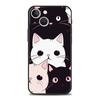Милый Чехол для Телефона с Кошкой Для iPhone 16 13 15 14 12 11 Pro MAX XR X SE XS 7 8 Plus Мягкий ТПУ Чехол-Оболочка