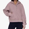 New Women's Autumn and Winter Hooded Zipper Pocket Loose Sweatshirt